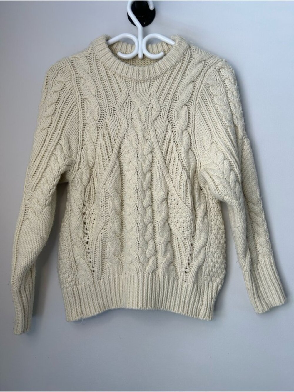 Cozy Cable Knit Crewneck Sweater